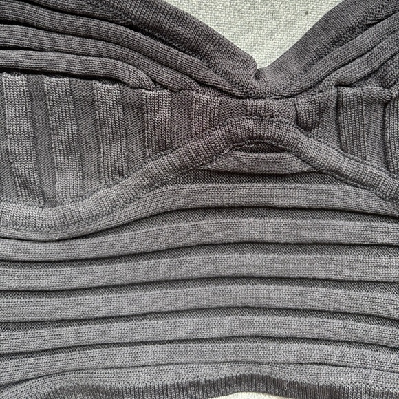 Glassons Black Bandage Crop Top - Picture 3 of 7